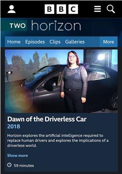 BBC地平线：无人驾驶汽车的黎明在线观看和下载