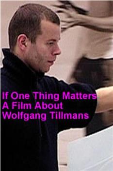 如果有一件事是重要的：关于沃尔夫冈·提尔曼斯在线观看和下载