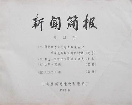 新闻简报1972年第21号在线观看和下载